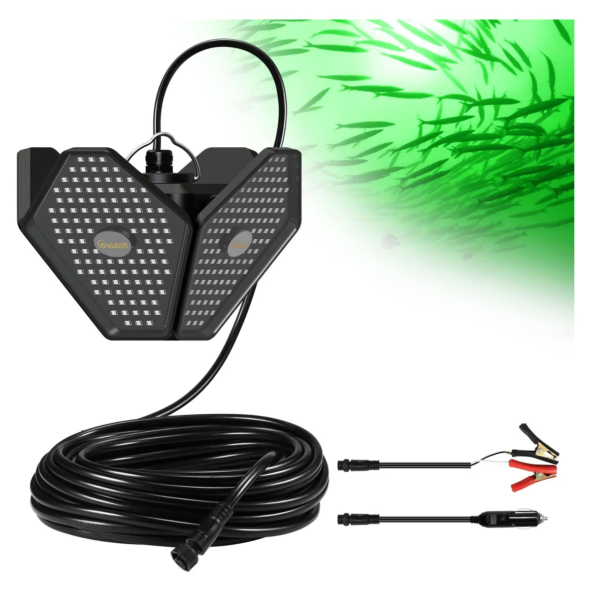 Goldlife Foldable 400 W Fishing Light, 12 V